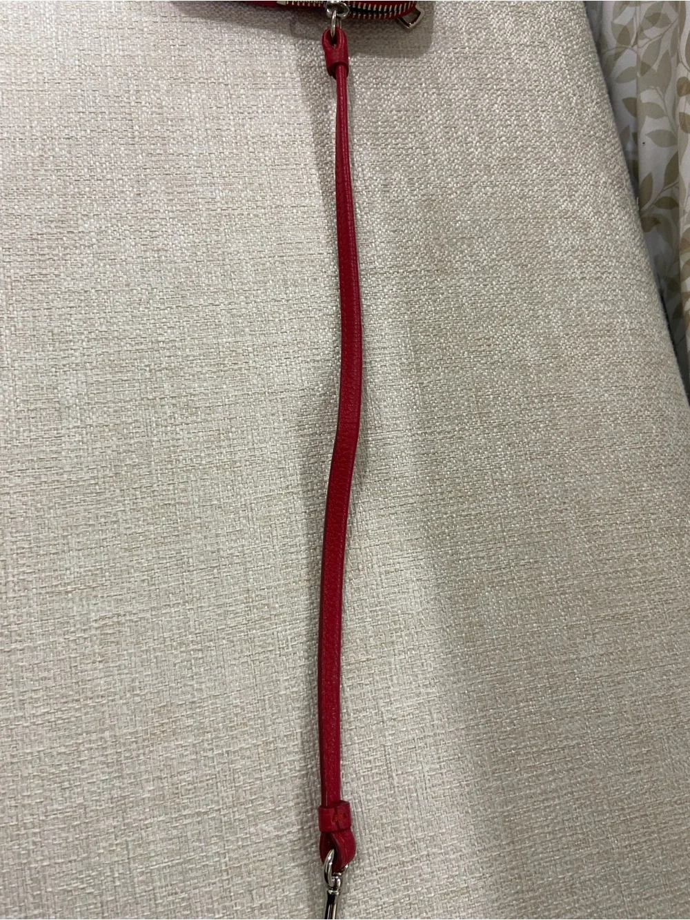 Coach Red Leather Wristlet/Wallet